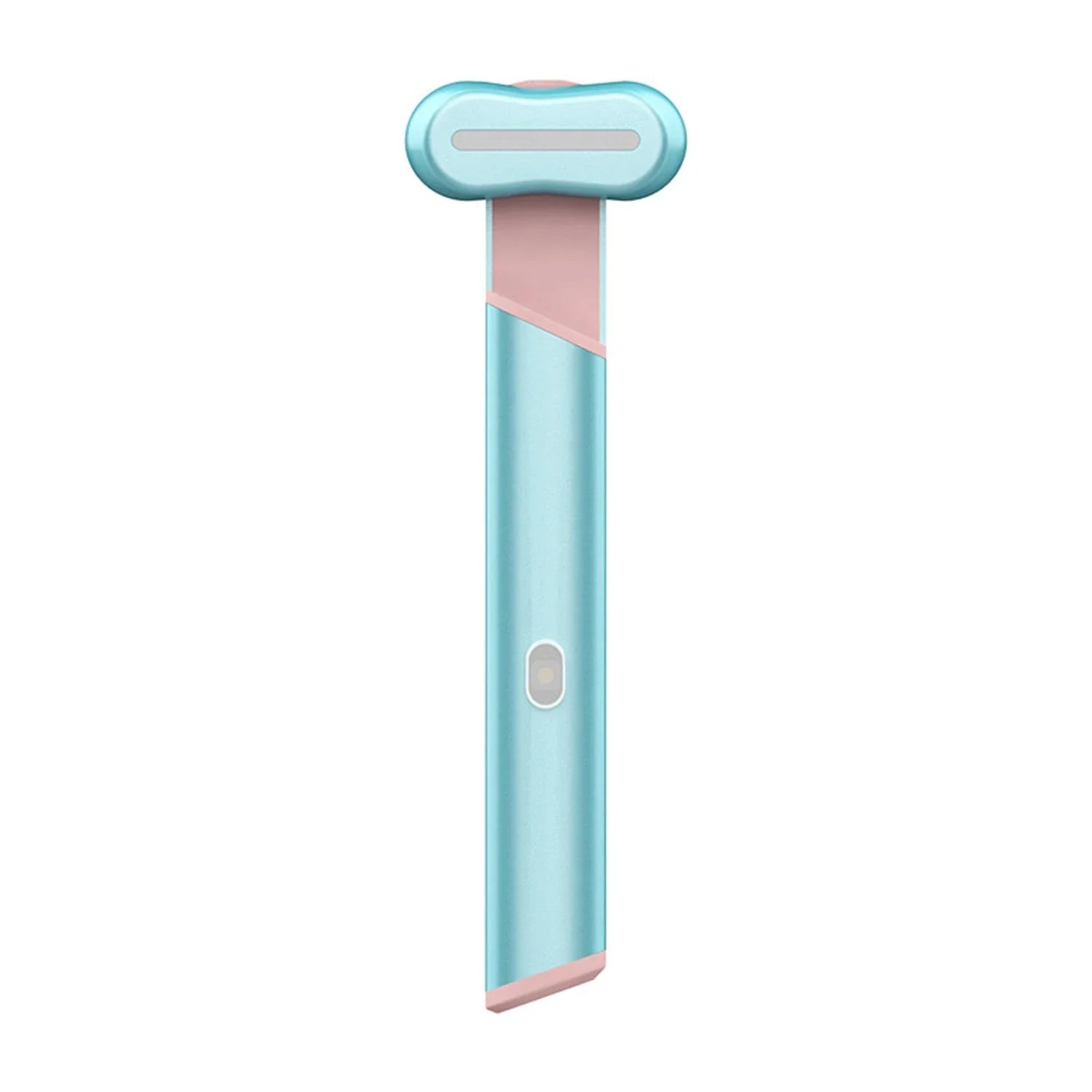 Rejuvenating eye massager with microcurrent, red light therapy, and vibration for youthful, radiant skin