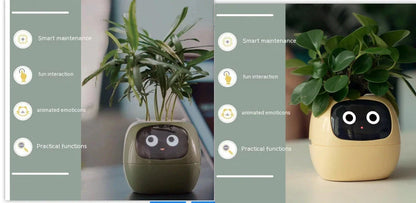 Smart Planter with AI and 7 sensors for easy plant care in various colours