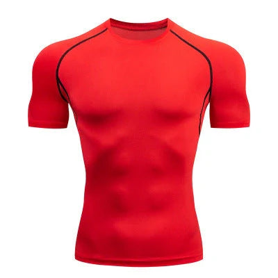 Solid colour quick-drying fitness short sleeve in milk silk and spandex blend