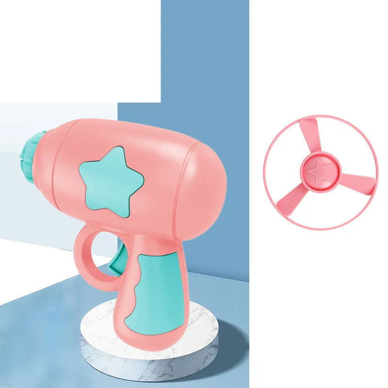 LED Light Pet Toy Set with flying saucer launcher and luminous discs