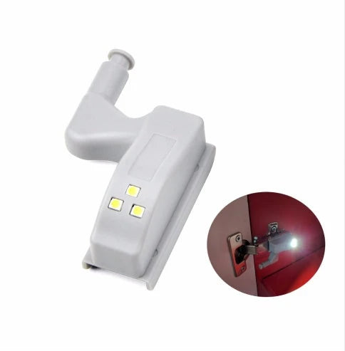 Intelligent LED cabinet lights with automatic sensor and on/off function, providing hands-free illumination for cabinets, closets, and other storage spaces.