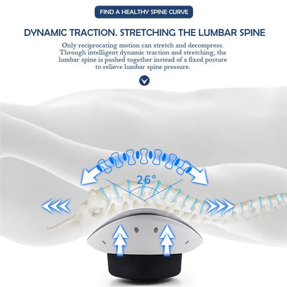 Premium Waist Massager with Heat Therapy - Ergonomic design for lower back pain relief and improved posture