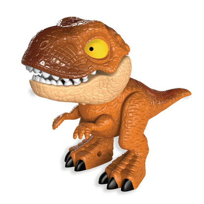 Multifunctional dinosaur-shaped desk organizer with pencil holder, eraser, ruler, and other office supplies