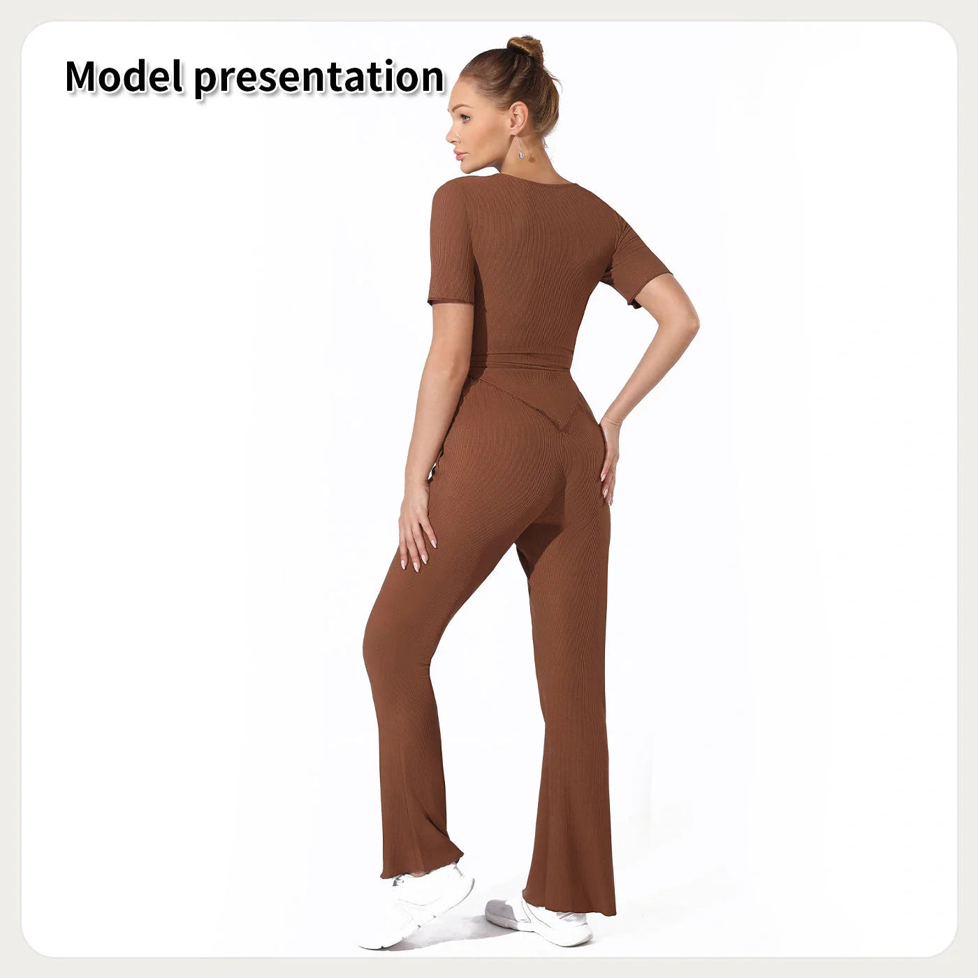 Dark green top and pants set for comfortable casual wear