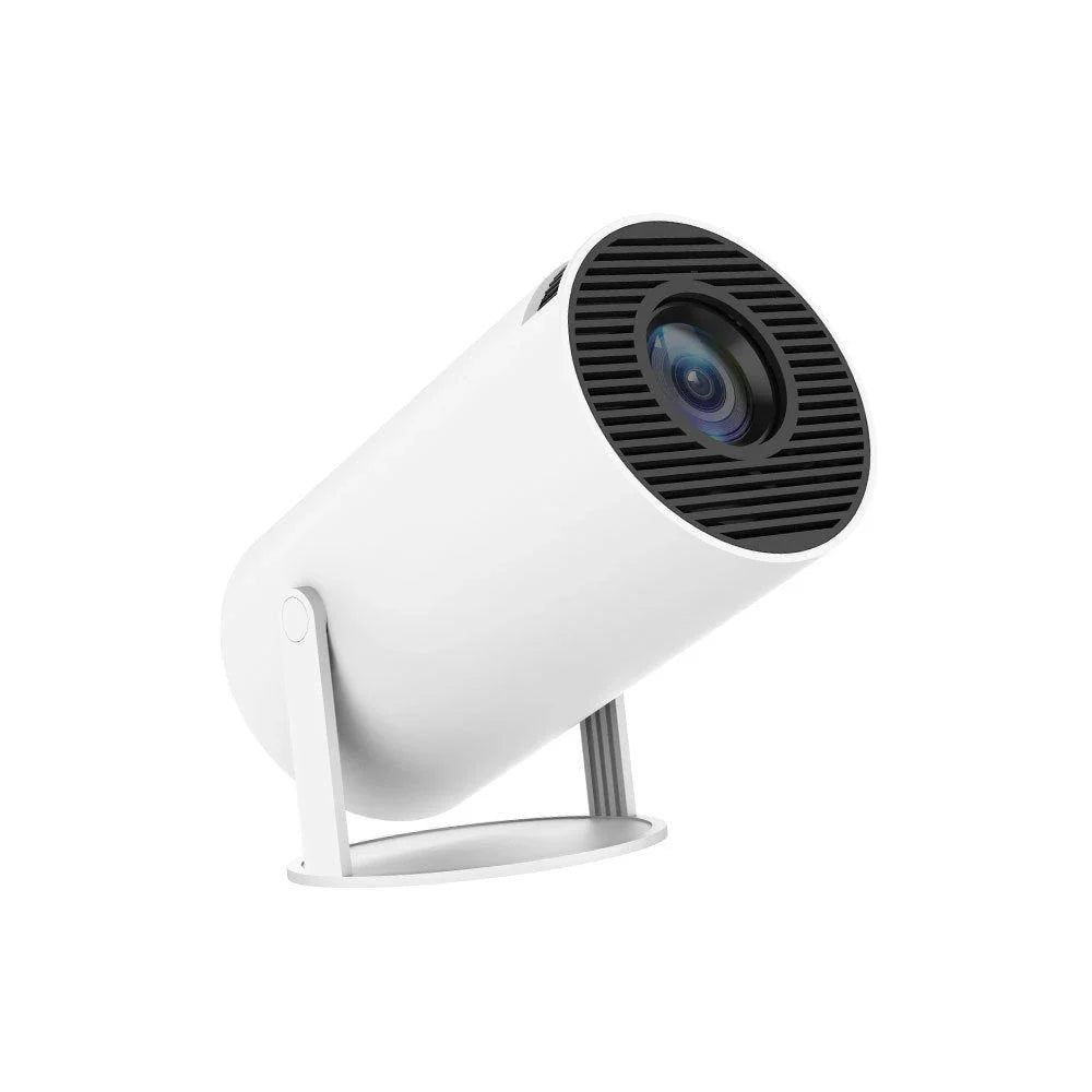 Magcubic HY300 Portable Projector with 180-degree rotation, automatic keystone correction, and wireless connectivity for a seamless home entertainment experience.