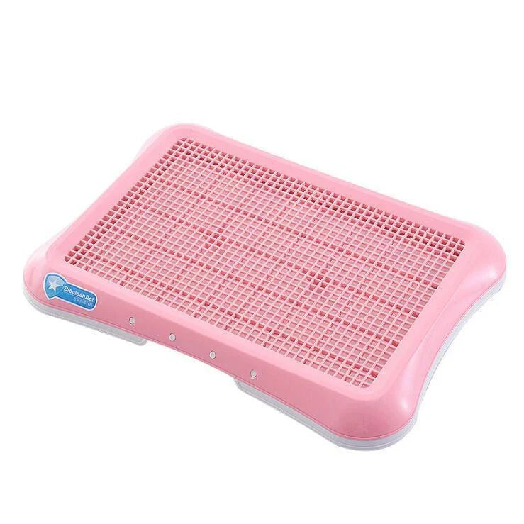 Premium pet toilet in blue, light green, and pink colours for hassle-free puppy training in the UK