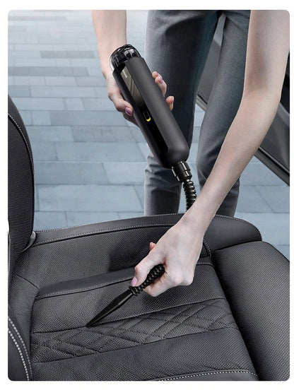BASEUS Wireless Car Vacuum Cleaner with 5,000Pa Suction, Portable Design, and HEPA Filtration for Spotless Car Interior