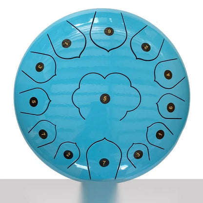12-inch 13-tone Ethereal Drum in vibrant colours