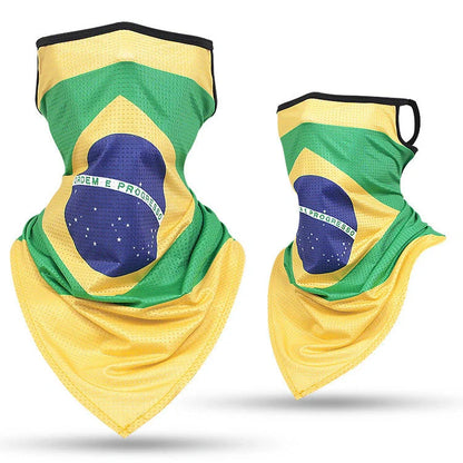 Breathable face guard thin tubular ring scarf in various colours for sun protection