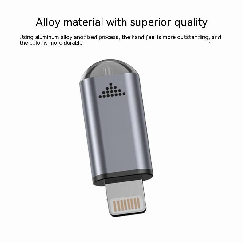 Premium aluminium infrared remote control for smartphones in black, silvery, and tarnish colours