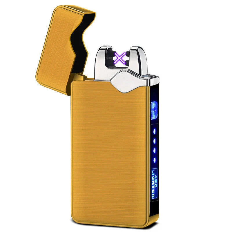 Fingerprint-Activated Lighter in Various Color Options with Stylish Ice Plating Finish
