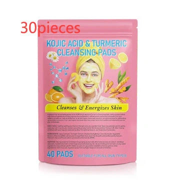 Turmeric Kojic Acid Cleansing Pads for radiant and clear skin