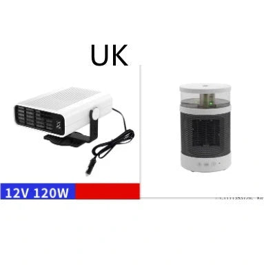 Universal Car Defrost Heater and Cooling Fan with 360-degree rotation for 12V and 24V vehicles