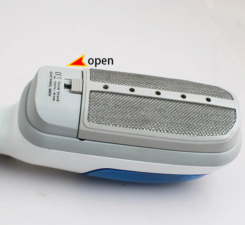 Portable mini steam iron with garment steamer for on-the-go wrinkle removal and dry cleaning
