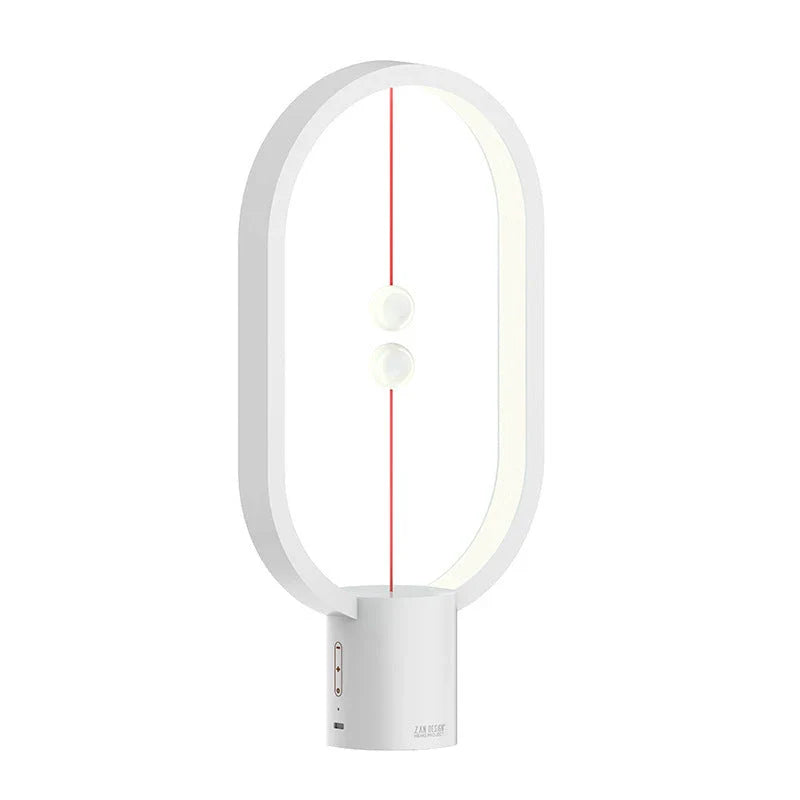 Premium magnetic bedside lamp with dual-colour LED lighting, touch-sensitive dimming controls, and sleek, compact design for bedroom