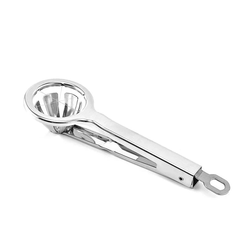 Premium Stainless Steel Egg Slicer - Hexagonal Slicing for Perfect Egg Presentation and Versatile Soft Fruit Cutting