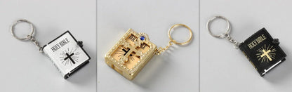 Mini Holy Bible Keychain with cross - a faith-inspired accessory for daily prayers