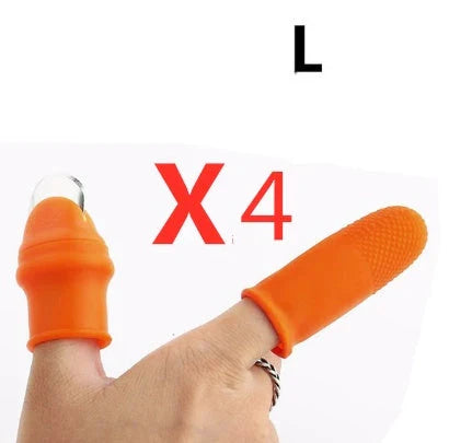Premium Silicone Finger Guard with Stainless Steel Blade for Effortless Vegetable, Fruit, and Herb Harvesting