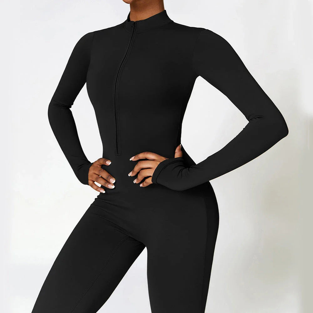 Cozy, versatile jumpsuit in various colors and sizes, perfect for yoga, fitness, and outdoor activities
