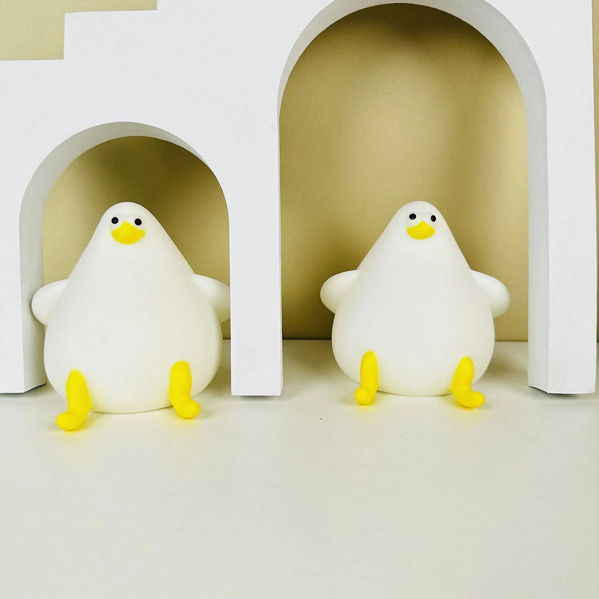 Adorable silicone seagull night light with USB charging for kids' rooms