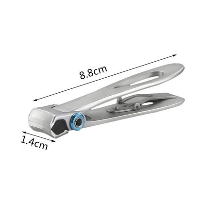 Stainless steel thick nail clippers for easy and precise toenail trimming