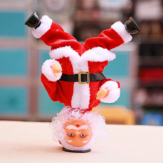Electric Music Santa Claus Toy with interactive technology sense lamp, perfect for holiday gifting