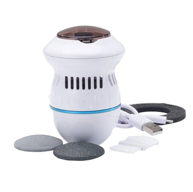 Electric foot file grinder with diamond heads for dead skin removal