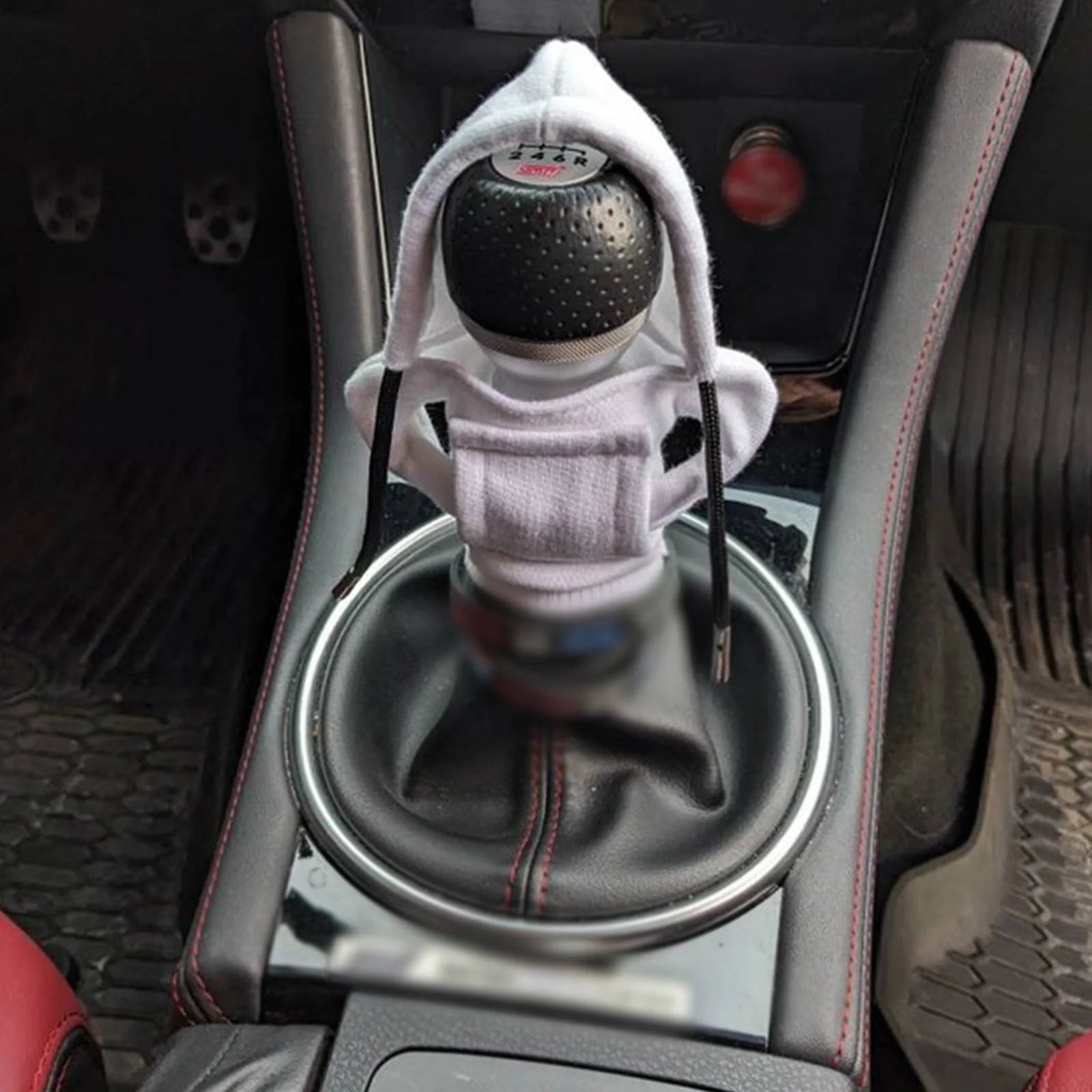Universal gear knob cover hoodies in pure cotton for cars