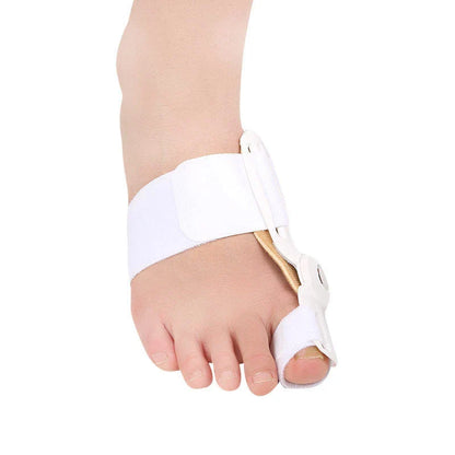 Bunion Corrector Braces with metatarsal arch support, adjustable straps, and polycarbonate bracket for toe realignment