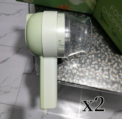 Electric food processor with sleek, modern design for efficient meal preparation