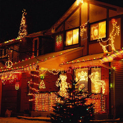 Premium LED Christmas fairy lights in various colors and lengths for magical home decor