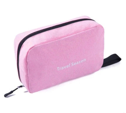 Versatile Travel Organizer: Portable Hanging Makeup Bag with Ample Storage Pockets for Essentials