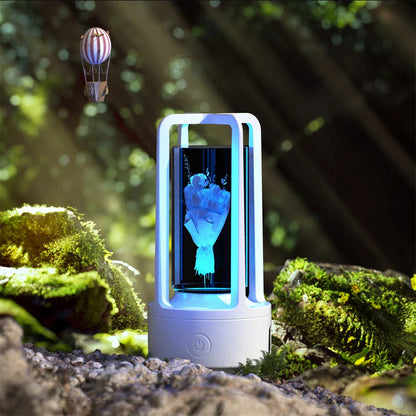 Elegant 2-in-1 Bluetooth speaker lamp with touch control, available in various color and design options