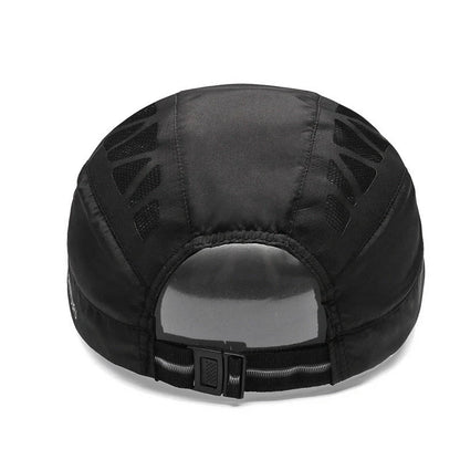 Breathable mesh beret hat in black, grey, dark grey, and navy blue for summer wear