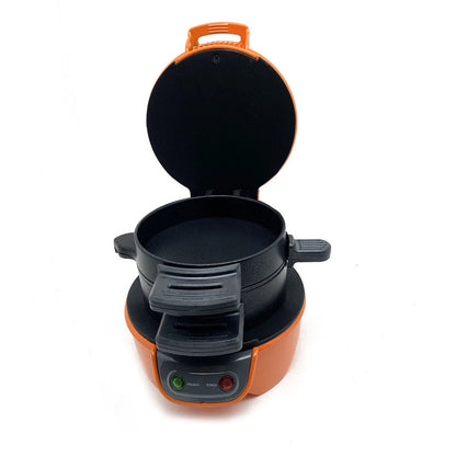Versatile 3-in-1 breakfast maker with sandwich maker, waffle iron, and egg cooker functions