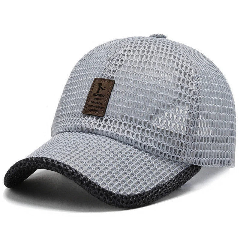 Big Eaves Summer Men's Outdoor Sunshade Baseball Cap in black, blue, gray, and dark gray