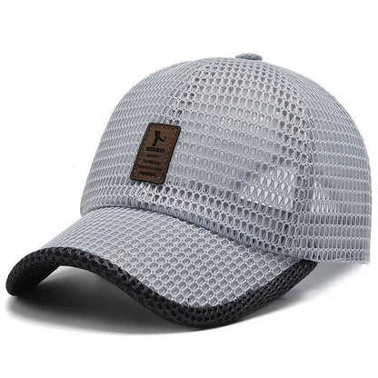 Big Eaves Summer Men's Outdoor Sunshade Baseball Cap in black, blue, gray, and dark gray