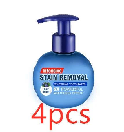 Premium Blueberry Whitening Toothpaste with Baking Soda - Naturally Refreshing Oral Care Solution