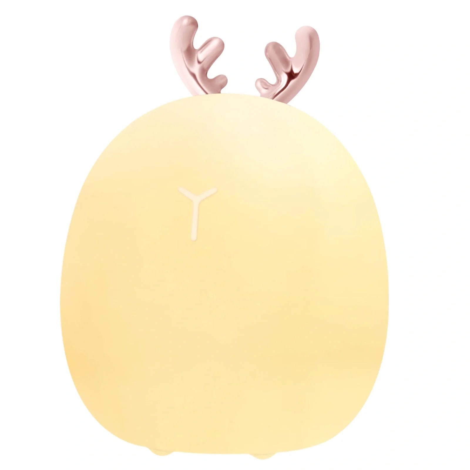 Adjustable silicone night light for baby feeding with deer and rabbit designs