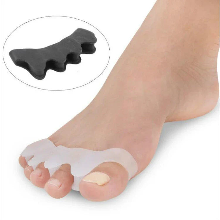 Premium silicone toe corrector for bunions, overlapping toes, and other foot issues
