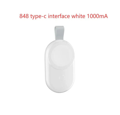 Portable wireless charger for Apple Watch with charging dock station stand and USB charging capabilities