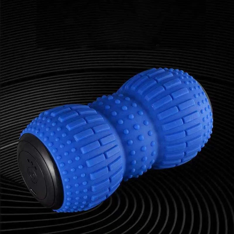 USB Charging Electric Yoga Ball in blue and pink for muscle relaxation