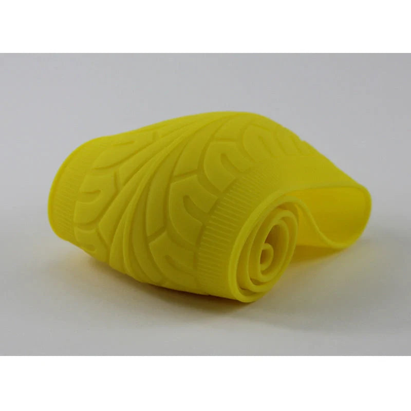 Anjiemei Silicone Steering Wheel Cover in various colours on a car steering wheel