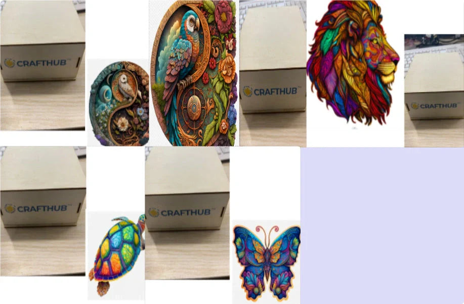 A3 Animal Wooden Puzzle with Box - Premium quality, vibrant animal designs, perfect for family fun