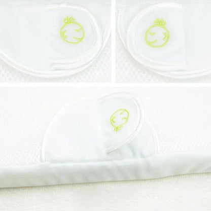 Premium Comfort Baby Sleep Positioning Pad with Gently Sloped Headrest and Curved Armrests for Newborns