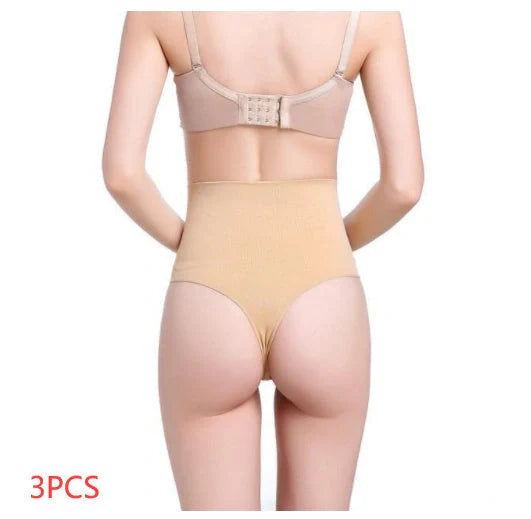 High Waist Tummy Control Thong with 2-Layer Midsection Design for women