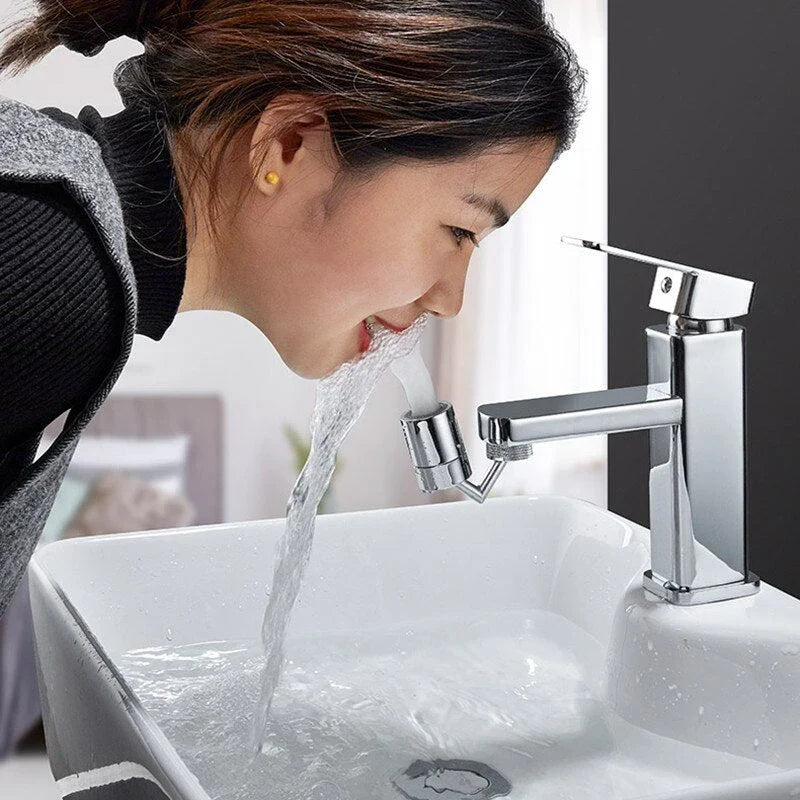 Premium 720-degree swivel kitchen faucet with oxygen-enriched water flow and multi-layer filtration for superior convenience and water quality