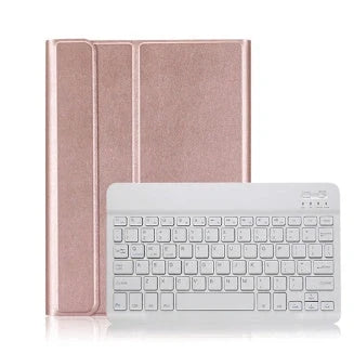 10.2 inch Tablet Smart Case with Removable Bluetooth Keyboard for All-new iPad
