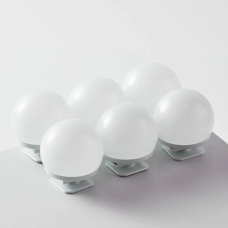 LED Makeup Mirror Light Bulb with adjustable brightness and USB connectivity