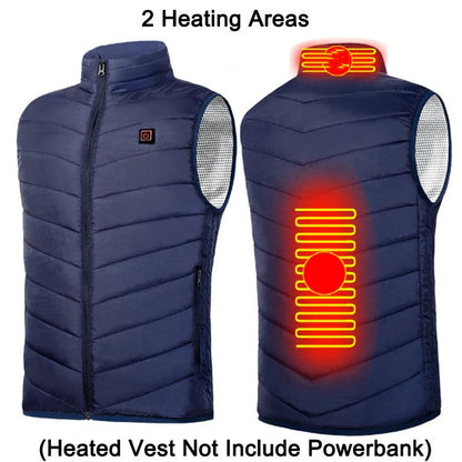 USB Heating Jacket with adjustable temperature settings and multiple heating zones